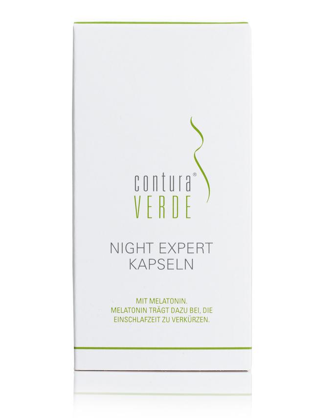 Produktbild von "Night Expert" mit Melatonin & Probiostress zen™, Kapseln, 3-Monatsvorrat