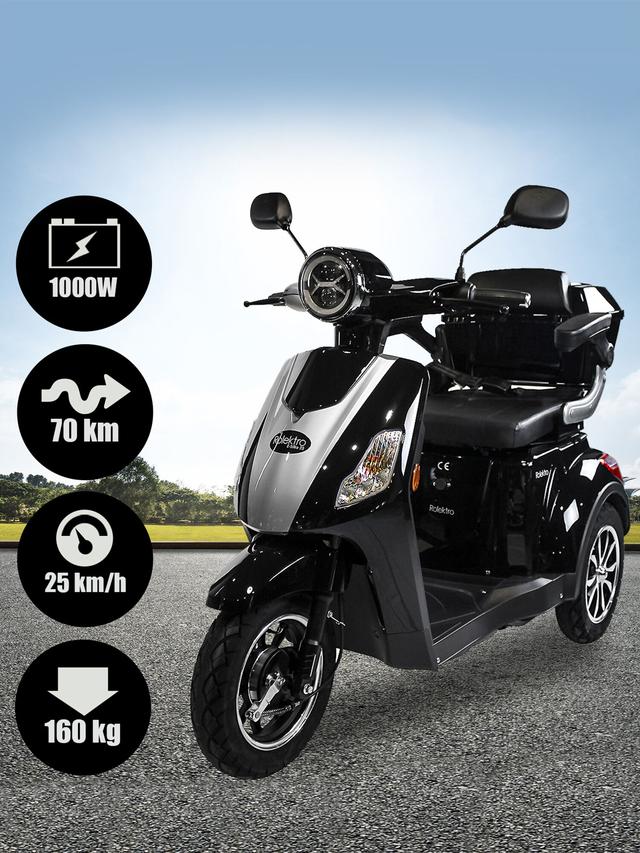 Produktbild von E-Trike "Crossover" Lithium Akku, mit Straßenzulassung, 75 km Reichweite, bis zu 25 km/h, 1000 W