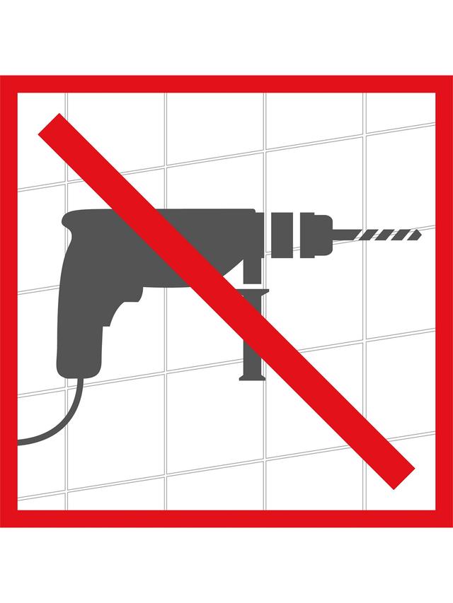 Produktbild von Badregal mit Turbo-Loc®, Montage ohne Bohren, 25 x 7 x 12 cm