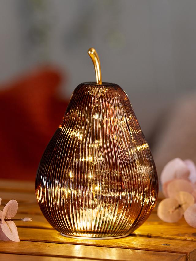 Produktbild von LED Deko "Piera" als Birne mit 20 Micro-LEDs und Timerfunktion