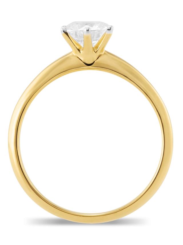 Produktbild von Diamant-Ring, LG, ca. 1,0 ct., Brillant, Silber 925, rhodiniert oder vergoldet
