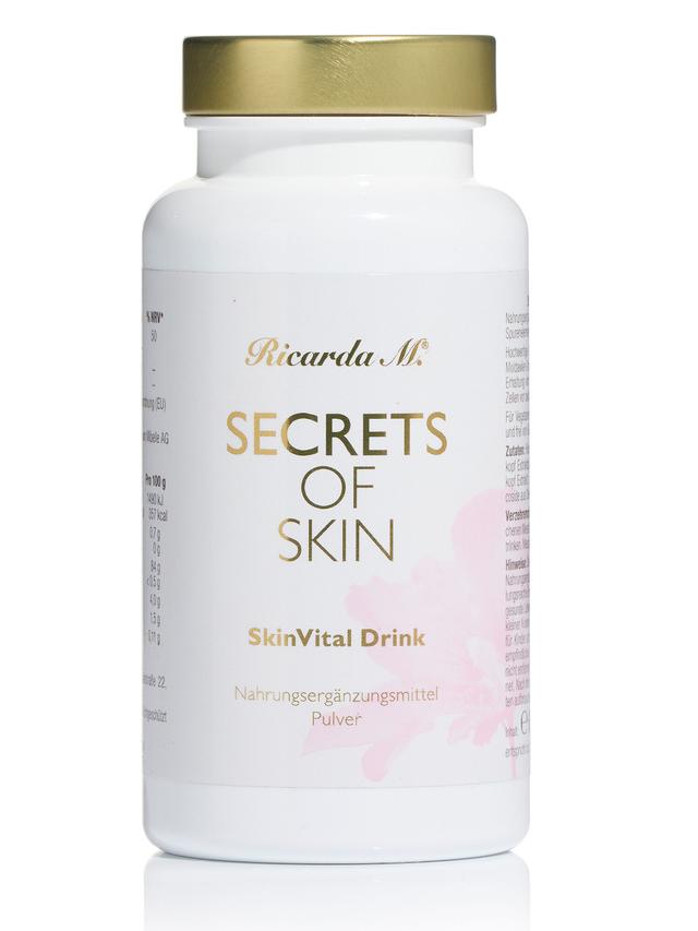 Produktbild von "Secrets of Skin SkinVital Drink" mit Hibiskus-Blütenextrakt, Pulver, Monatsvorrat