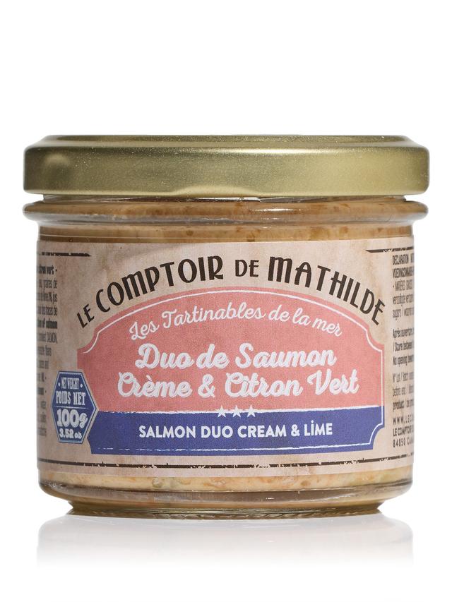 Produktbild von Le Comptoir de Mathilde Geschenkset "3 Brotaufstriche aus dem Meer" mit Lachscreme, Garnelencreme und Hummer-/Kaisergranatcreme, 3-teilig
