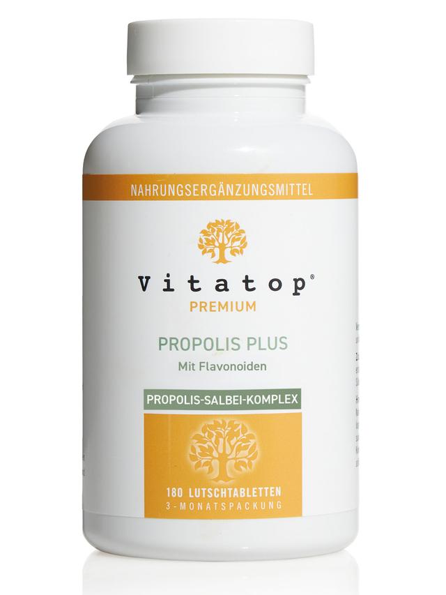 Produktbild von "Propolis Plus" mit Salbeiextrakt, Lutschtabletten, 3-Monatsvorrat