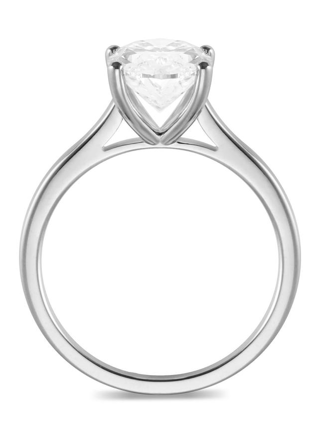 Produktbild von Diamant-Ring, LG, Oval, ca. 3,0 ct., Gold 375, Gelbgold oder Weißgold