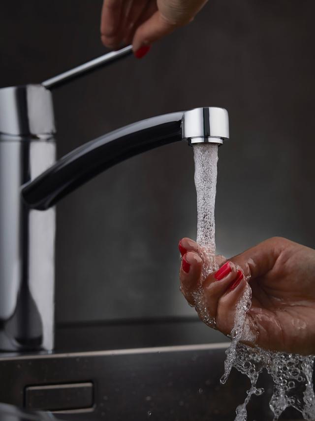 Produktbild von Wassersparregler Premium, bis zu 70 % Wasser sparen, antibakteriell, Made in Germany