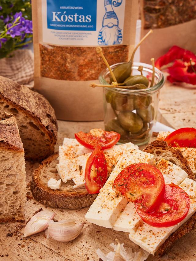 Produktbild von Gewürzmix "Kräuterzwerge", 3-teiliges Gourmet-Kräuter Vorrats-Set