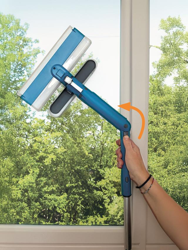 Produktbild von 3-in-1 Fensterputzer-Set "Fensterfreund" mit Sprühfunktion, Reinigungspad & Abzieher