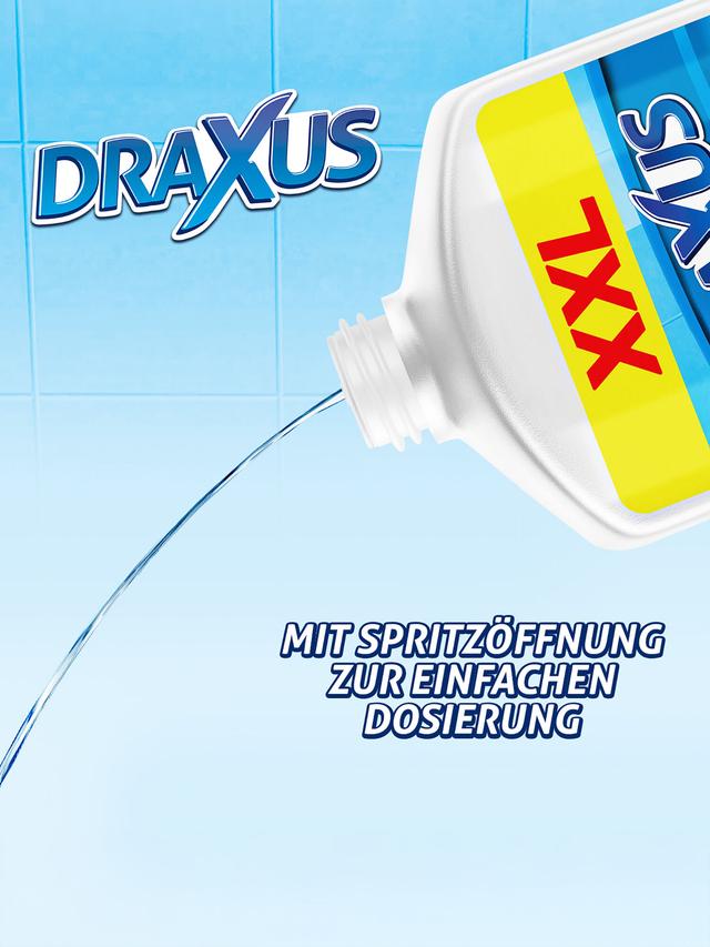 Produktbild von DRAXUS Spülkasten-Reiniger gegen Kalkablagerung, ohne Rückstände