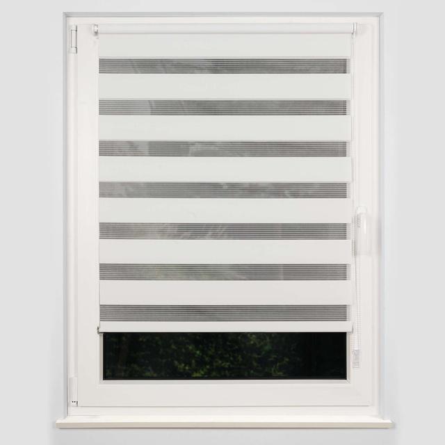 Produktbild von Doppelrollo "just" ohne Bohren mit Klemmträger, 45 x 160 cm