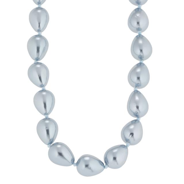 Produktbild von Collier & Armband, Muschelkernperlen, Tropfenform