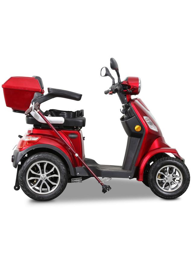 Produktbild von E-Quad "Theo 25" mit Blei Gel Akku, Straßenzulassung, führerscheinfrei, ohne Helmpflicht, 50 km Reichweite, bis 25 km/h, 1000 W