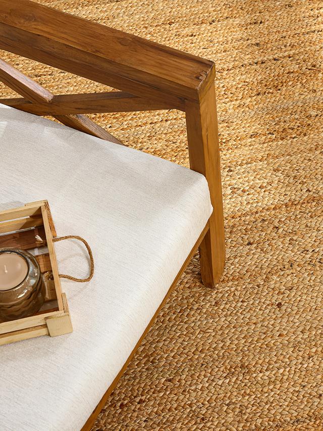 Produktbild von Naturteppich "Jute Naturfaser" Boho, nachhaltig, 230 x 160 cm