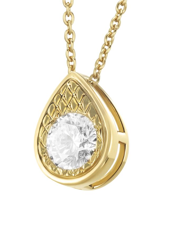 Produktbild von Diamant-Anhänger, LG, ca. 1,0 ct., Brillant, Gold 585, Gelbgold oder Weißgold