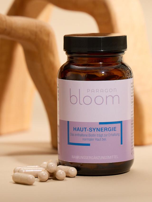 Produktbild von "Haut-Synergie" mit der Aminosäure L-Glutamin & Biotin, Kapseln, 3-Monatsvorrat
