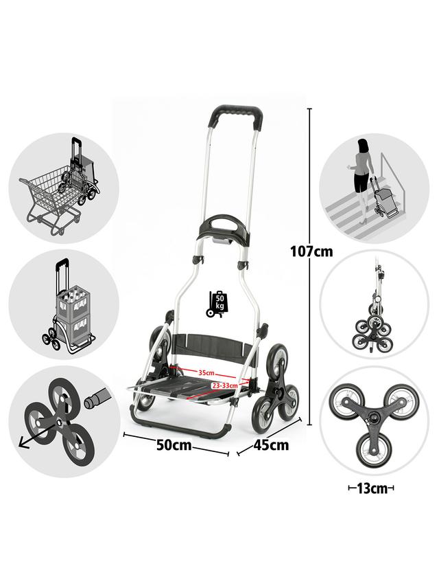 Produktbild von Treppensteiger Räder für "Royal Shopper" 13 cm, 2er-Set