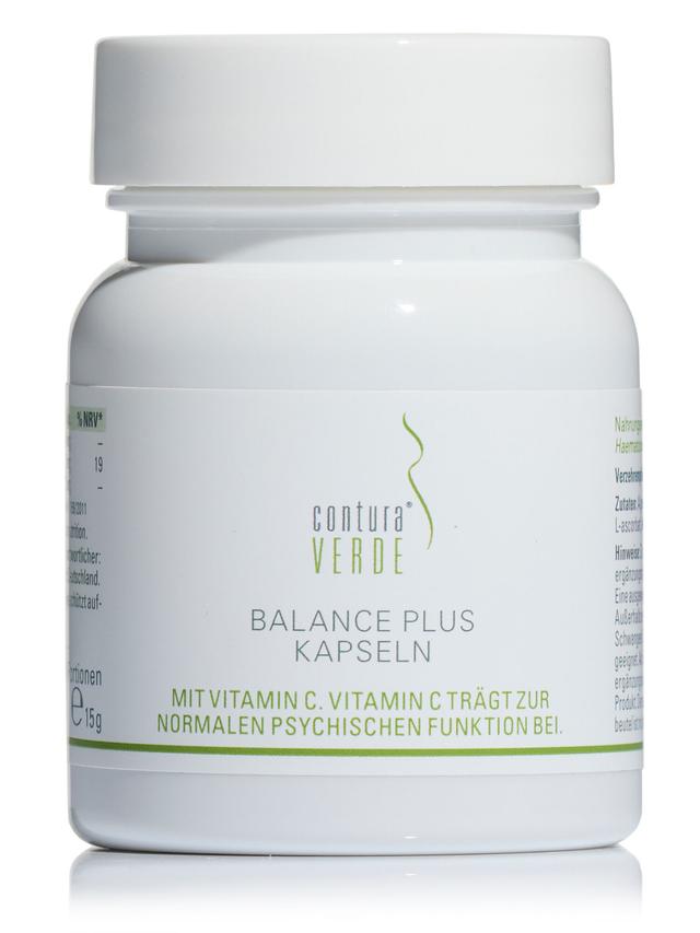 Produktbild von "Balance Plus" mit dem Mikroalgenpulver AlgaSense®, Kapseln, Monatsvorrat