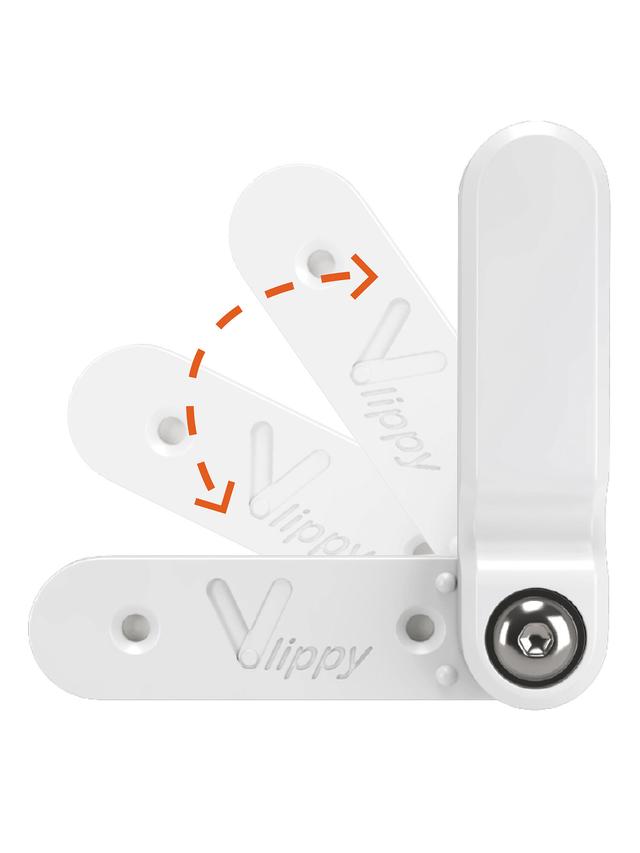 Produktbild von Tür- & Fensterstopper "Vlippy" gegen zuknallen, weiß, 4er-Set