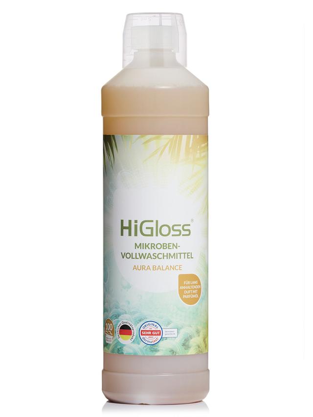 Produktbild von Probiotisches Vollwaschmittel mit Dosierkappe inkl. Maschinenreiniger, 1 l