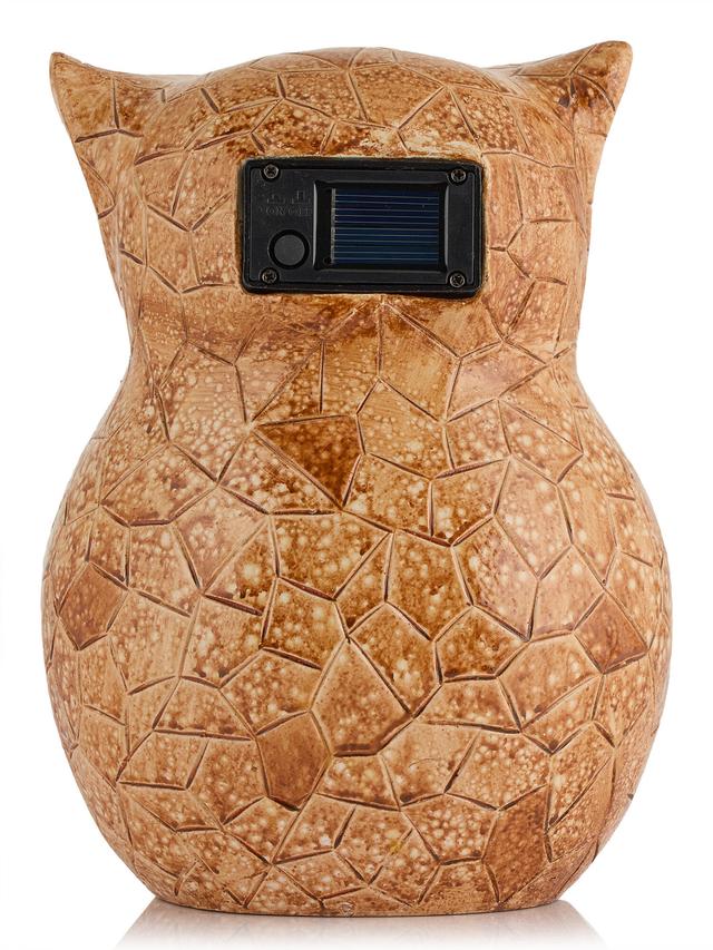 Produktbild von LED Solar Gartendeko „Boso“ Eule mit 2 Micro-LEDs