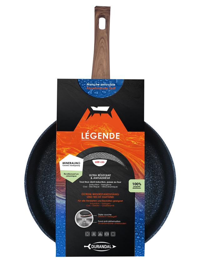 Produktbild von Keramikpfanne mit abnehmbaren Griff, 28 cm, LÉGENDE-Serie