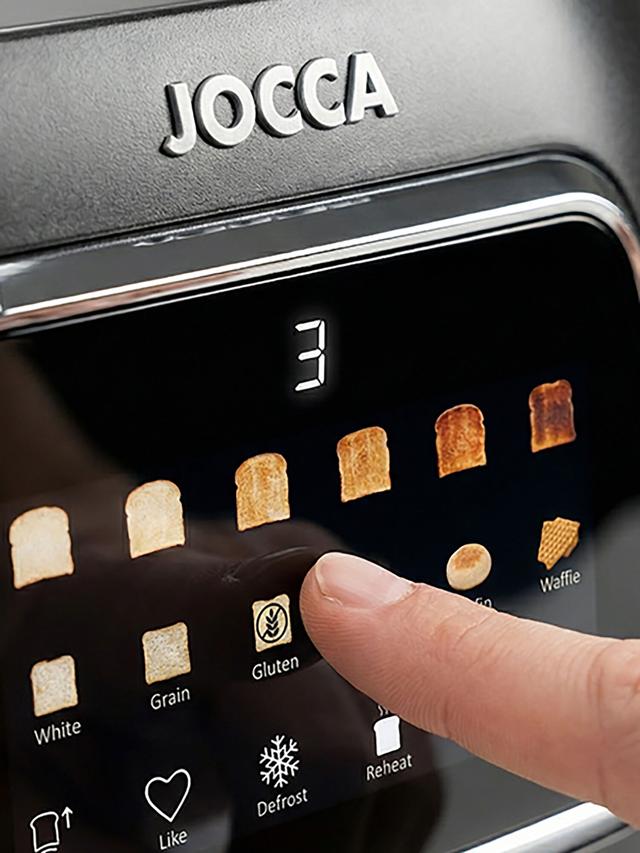 Produktbild von Jocca Toaster "Easy Touch" mit Digitalanzeige, Touchscreen, 6 Bräunungsstufen & Programmen, 800 W