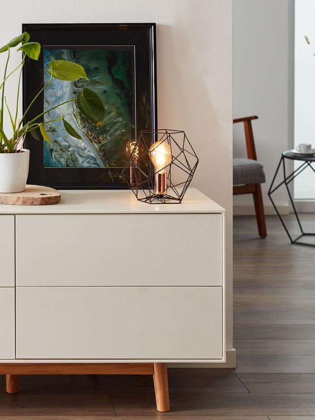 Produktbild von Tischlampe "Synergy" Retro Stil, 22 cm, 60 W