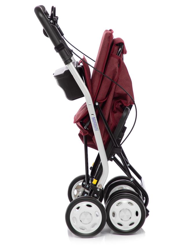 Produktbild von Rollator "Carry move" mit Einkaufstasche und Sitz, faltbar, 29 l