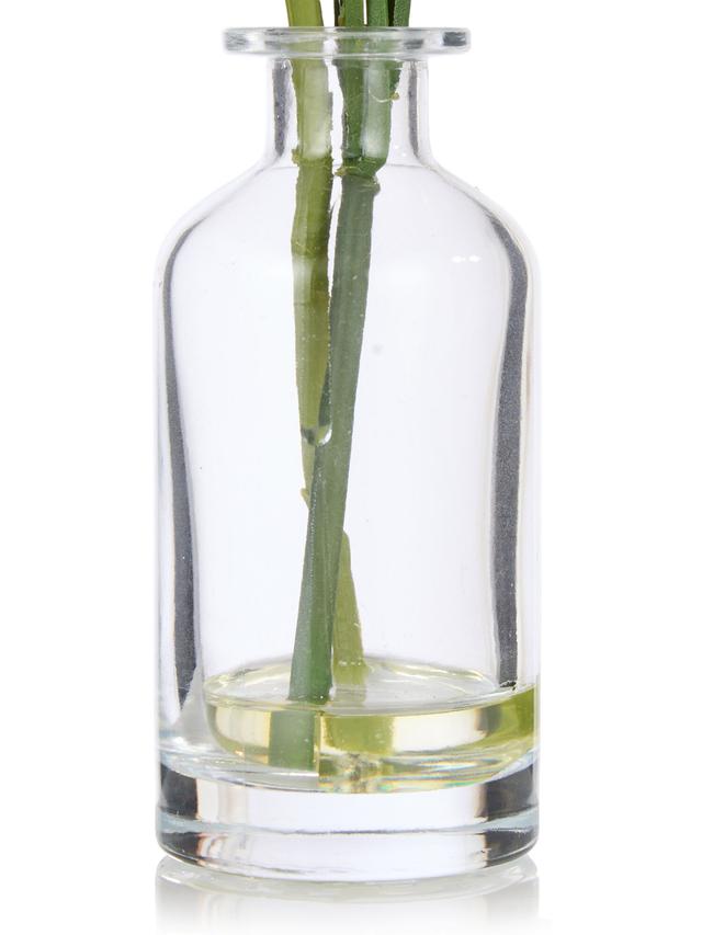 Produktbild von Kunstpflanze Orchidee Phalaenopsis inkl. Glasvase, 28 cm