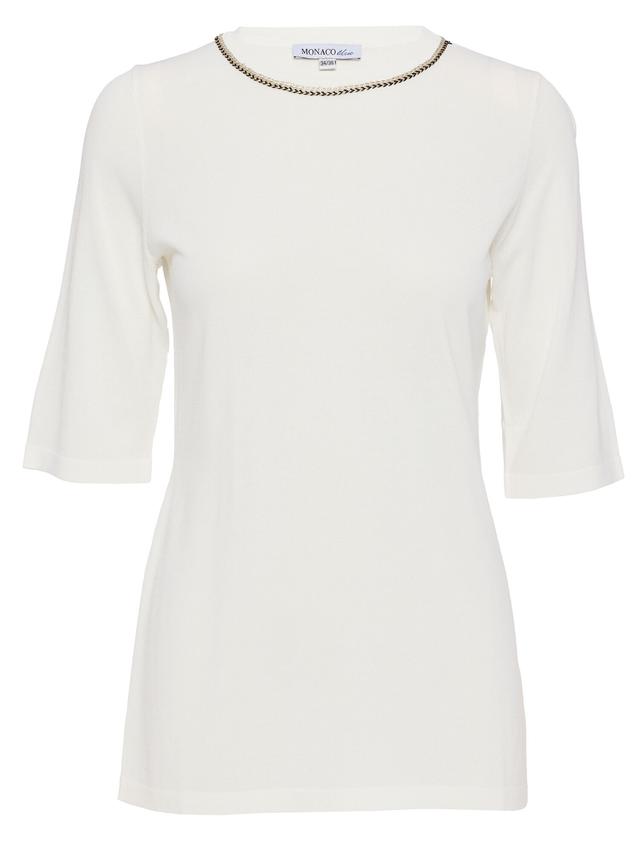 Produktbild von Halbarm Pullover mit Lurexdetails