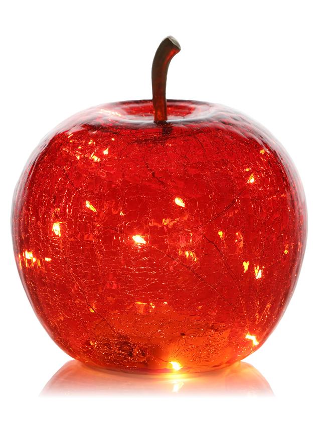 Produktbild von LED-Leuchte in Apfelform mit 15 Micro-LEDs, inkl. 6h Timer
