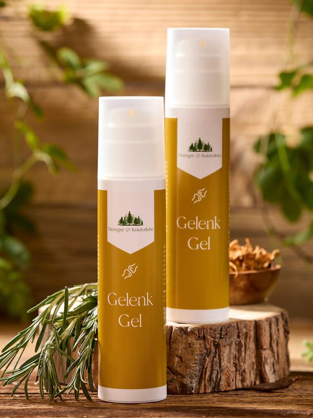 Produktbild von "Gelenk-Gel" mit Arnika, Teufelskralle & Rosmarinblättern, vitalisierend, 2er-Set, 400 ml