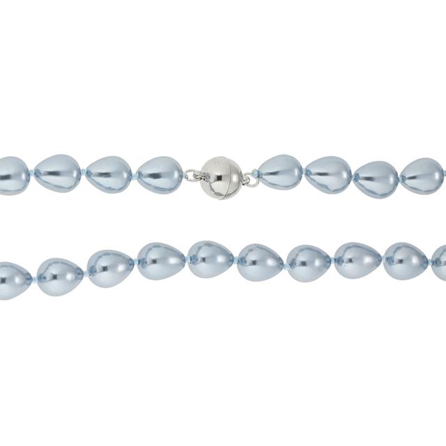 Produktbild von Collier & Armband, Muschelkernperlen, Tropfenform