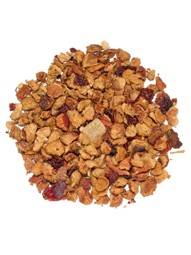 Produktbild von Sonnengruß Tee-Set mit 5 verschiedenen Teesorten, Thermoflasche, Tee-Ei & Teelöffel, 8-teilig