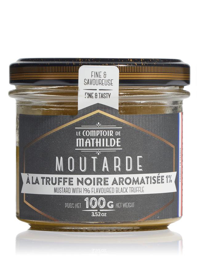 Produktbild von Le Comptoir de Mathilde Geschenkset "Es war einmal ein Trüffel" aus Öl mit schwarzem Trüffelaroma, Artischockecreme und Senf, 3-teilig