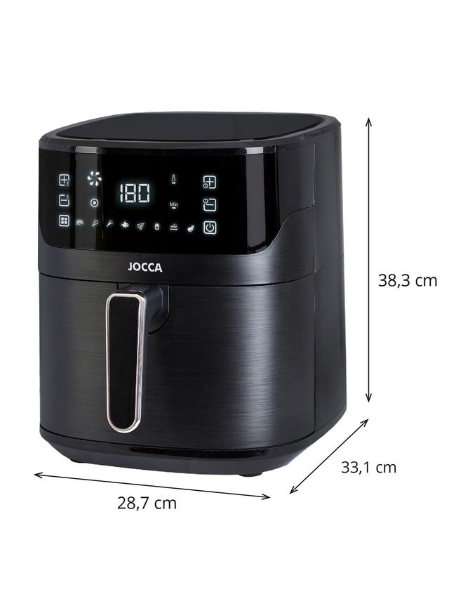 Produktbild von JOCCA Heißluftfritteuse mit Touchscreen & 8 Programmen, 6,5 l