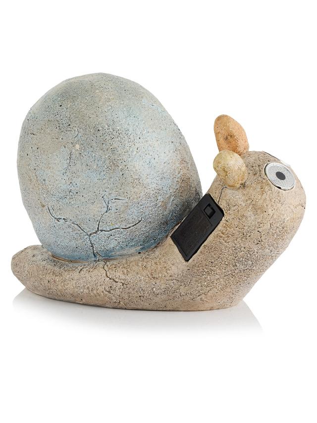 Produktbild von LED Solar Gartendeko "Pedro" Schnecke, aus Polystone, inkl. 2 Micro-LEDs