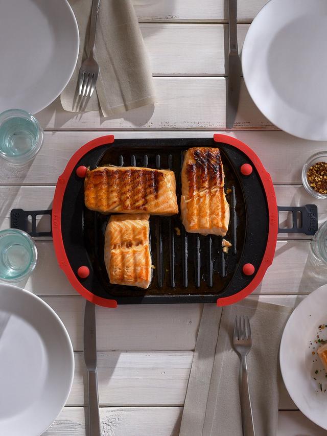 Produktbild von Lékué Mikrowellen-Grill XL, 100 % Platin-Silikon