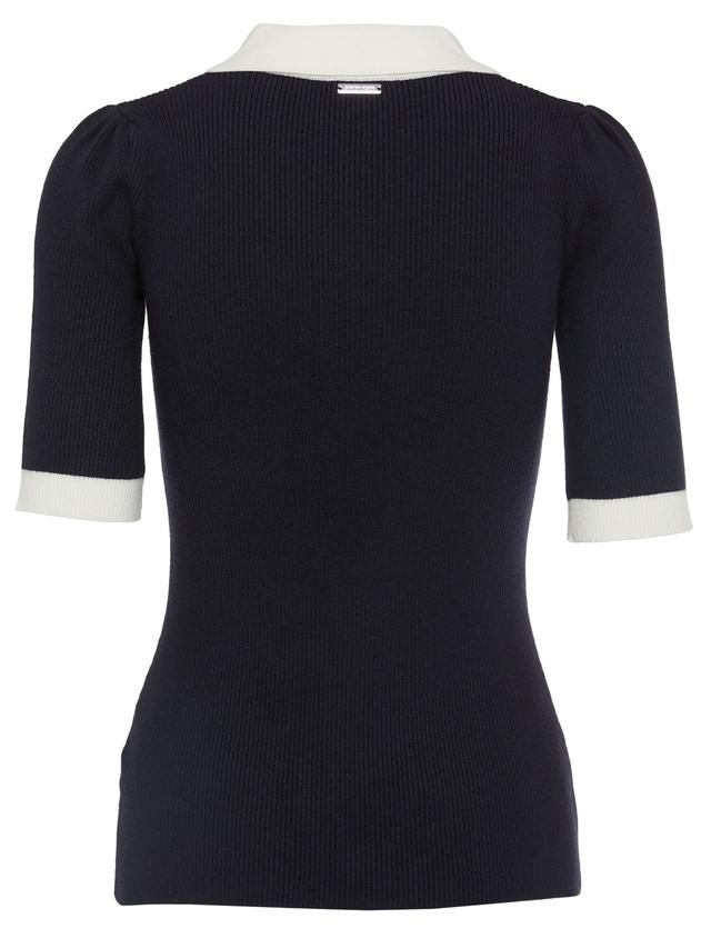 Produktbild von Pullover Halbarm mit Hemdkragen