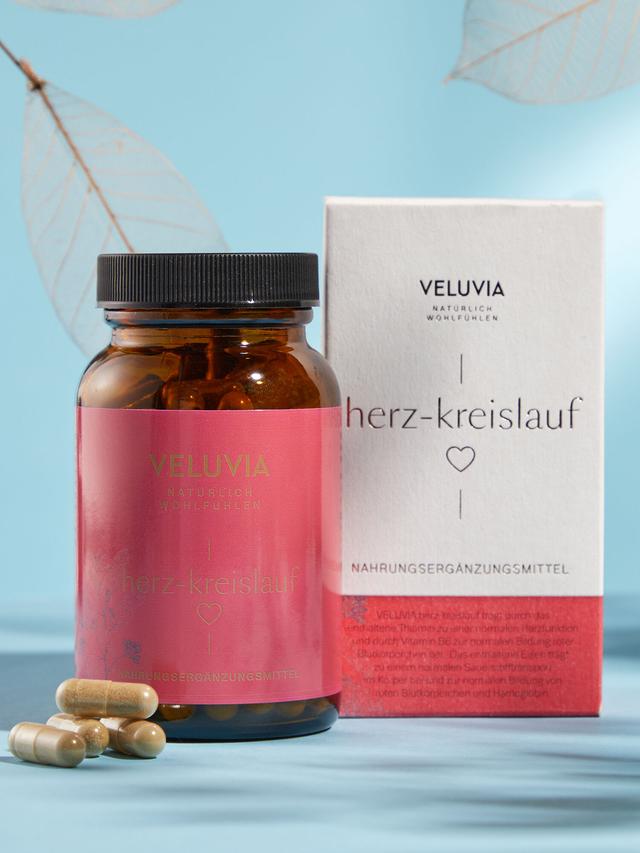 Produktbild von "herz-kreislauf" mit B-Vitaminen & Eisen, Kapseln, Jahresvorrat