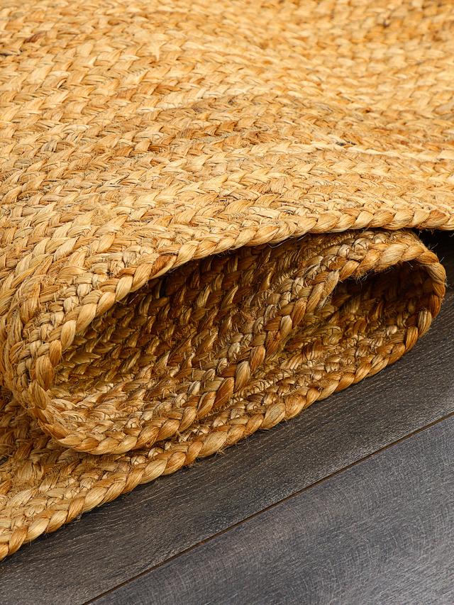 Produktbild von Naturteppich "Jute Naturfaser" Boho, nachhaltig, 250 x 200 cm