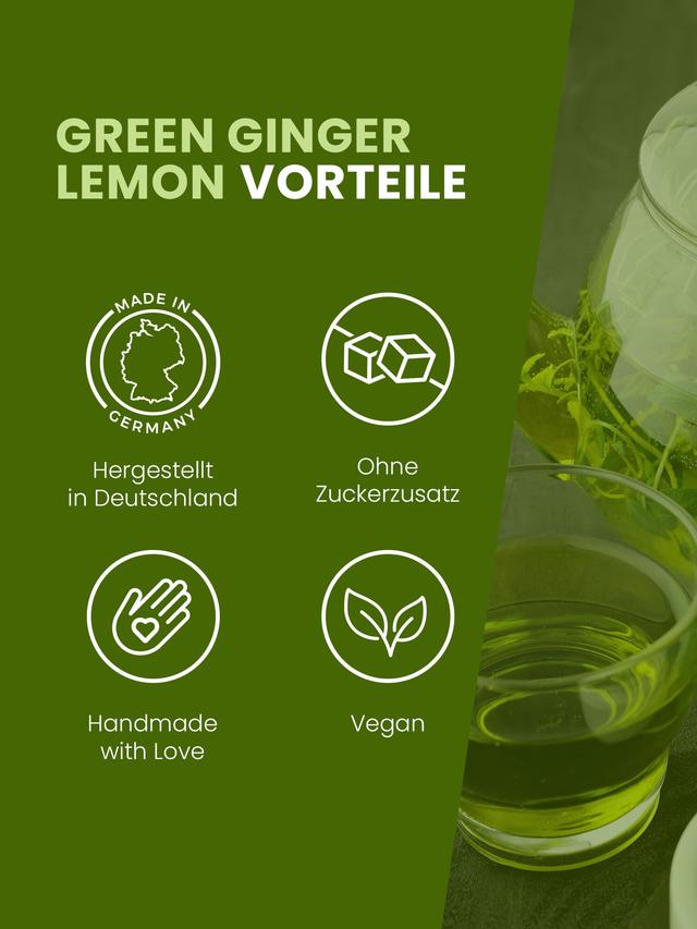 Produktbild von Grüner Tee Ingwer-Zitrone, 3er-Set