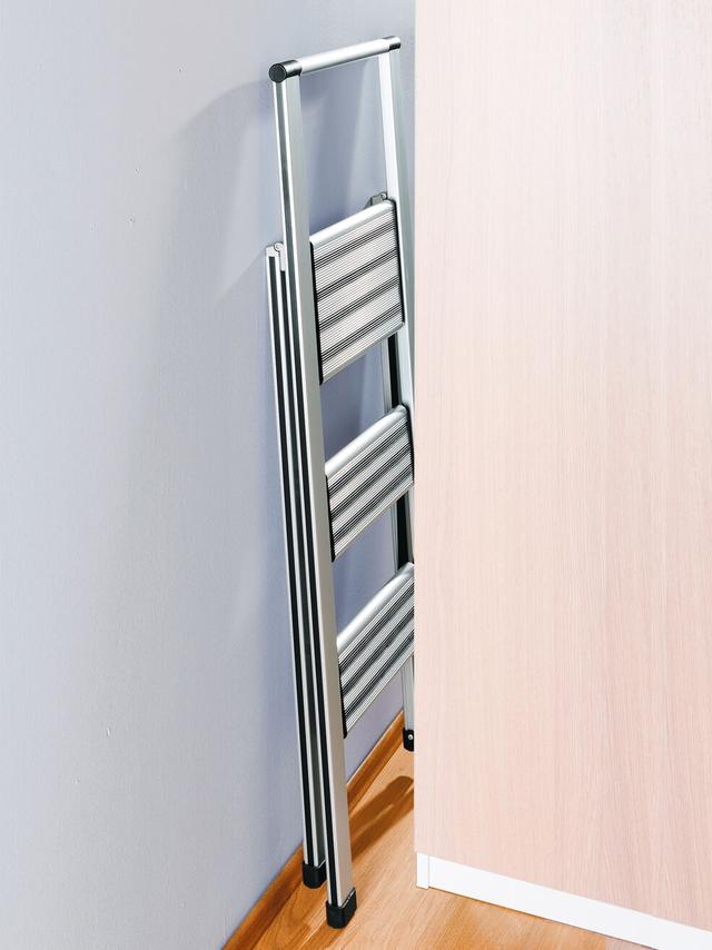 Produktbild von Trittleiter aus Aluminium, klappbar, 3 XXL-Stufen