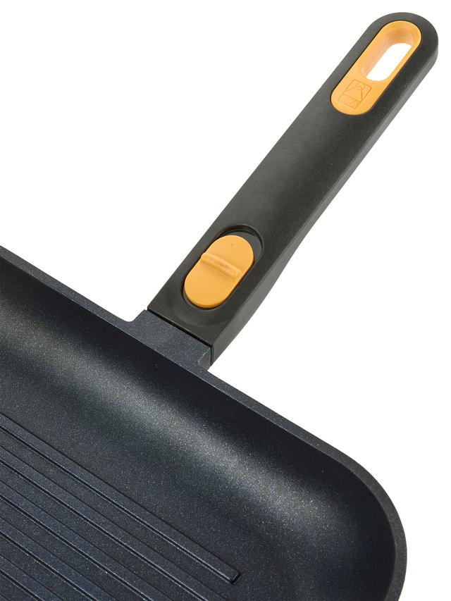 Produktbild von Grillpfanne mit abnehmbarem Griff, rechteckig, 28 cm, EFFICIENT-Serie