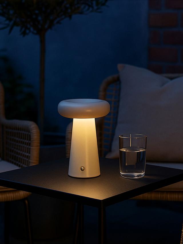 Produktbild von LED-Tischleuchte "Muffin" für den Außenbereich, akkubetrieben, 19 cm