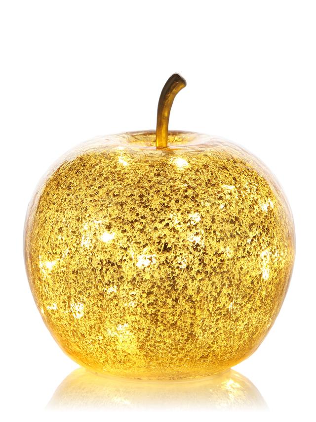 Produktbild von LED-Leuchte in Apfelform mit 15 Micro-LEDs, inkl. 6h Timer