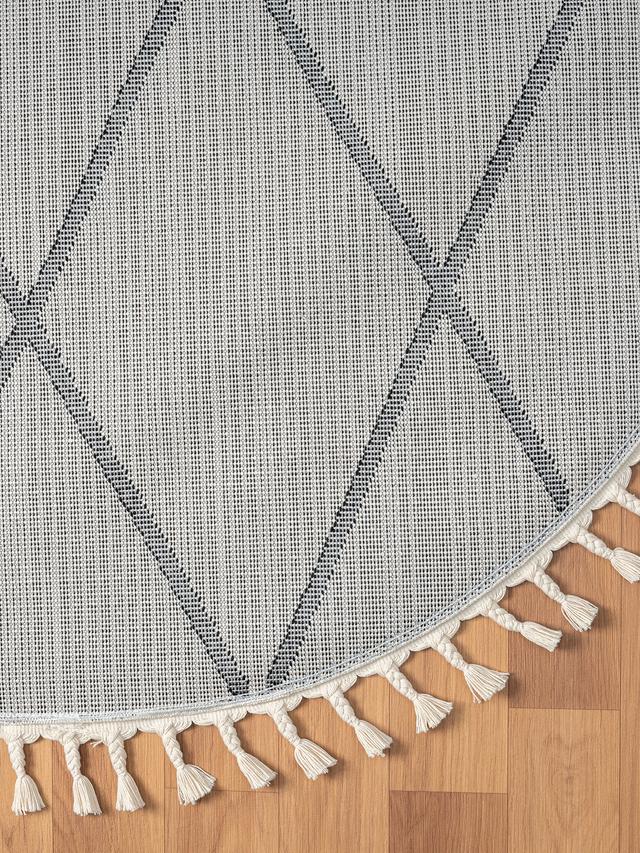 Produktbild von Runder Teppich "Raute" im Rautenmuster, 140 x 140 cm