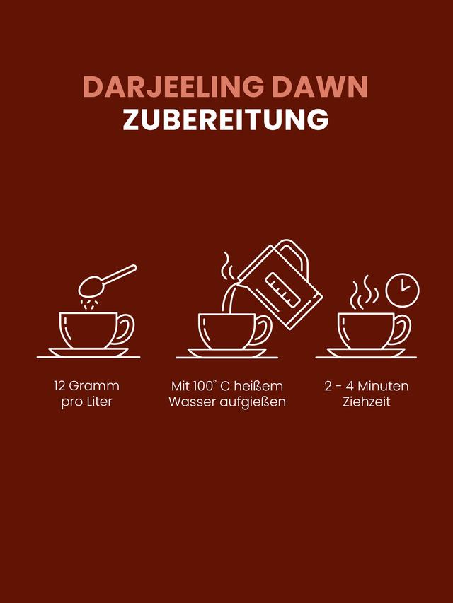 Produktbild von Schwarzer Tee Darjeeling, lose, 3er-Sets