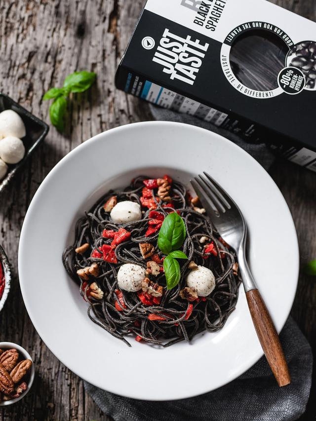 Produktbild von JUST TASTE Spaghetti "Bio Black Bean" vegan & glutenfrei, 250 g
