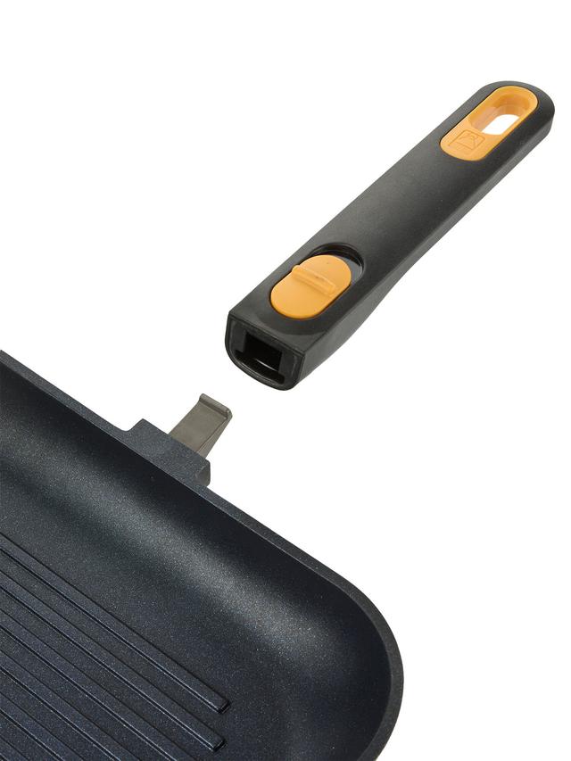 Produktbild von Grillpfanne mit abnehmbarem Griff, rechteckig, 28 cm, EFFICIENT-Serie